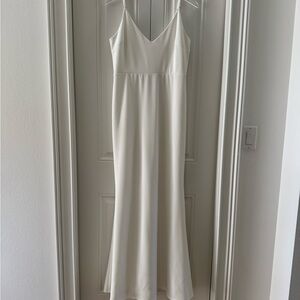Lulu's Ivory Maxi Dress